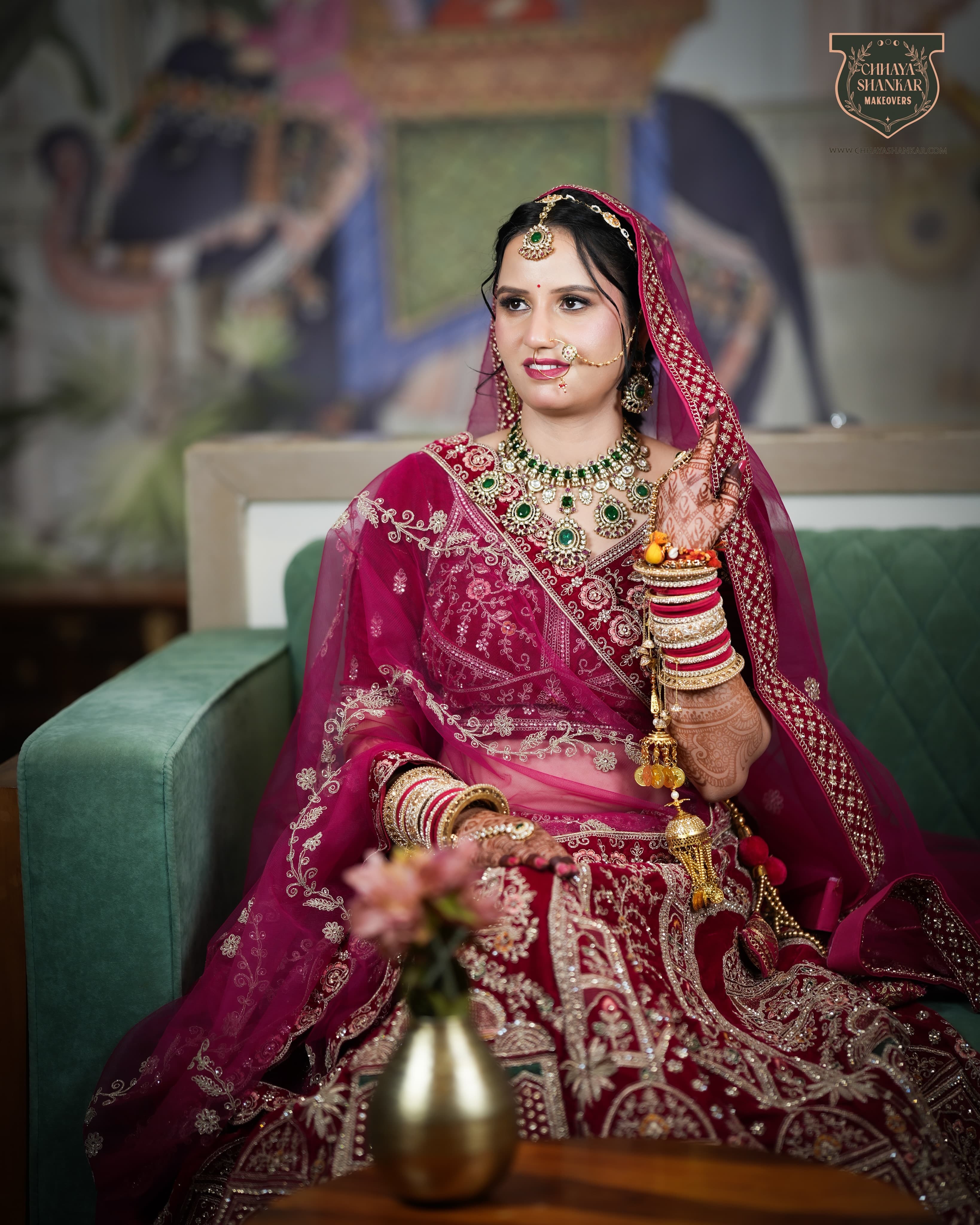 Beautiful Bride ❤️ Book Yours Now at www.chhayashankar.com