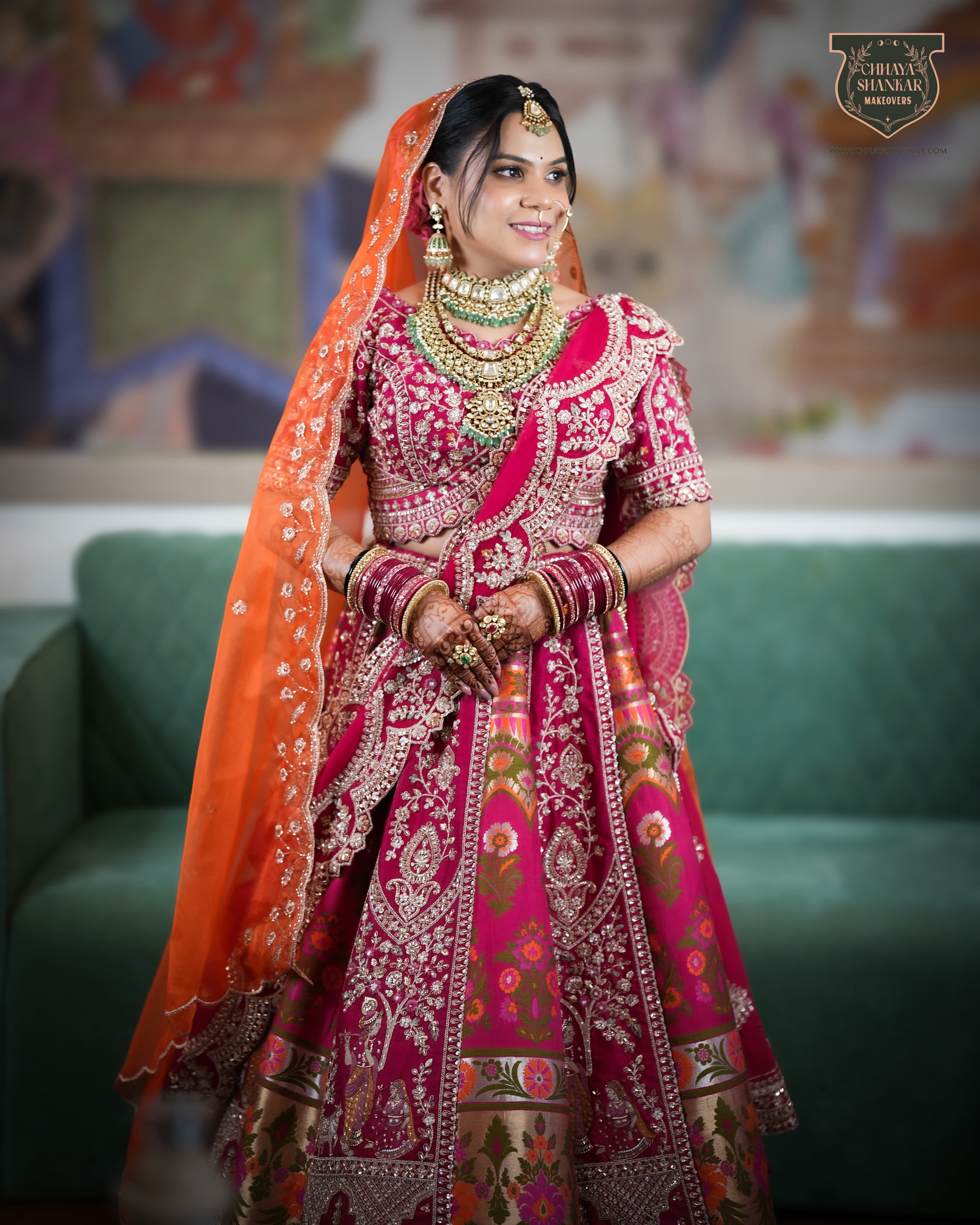 Beautiful Bride ❤️ Book Yours Now at www.chhayashankar.com