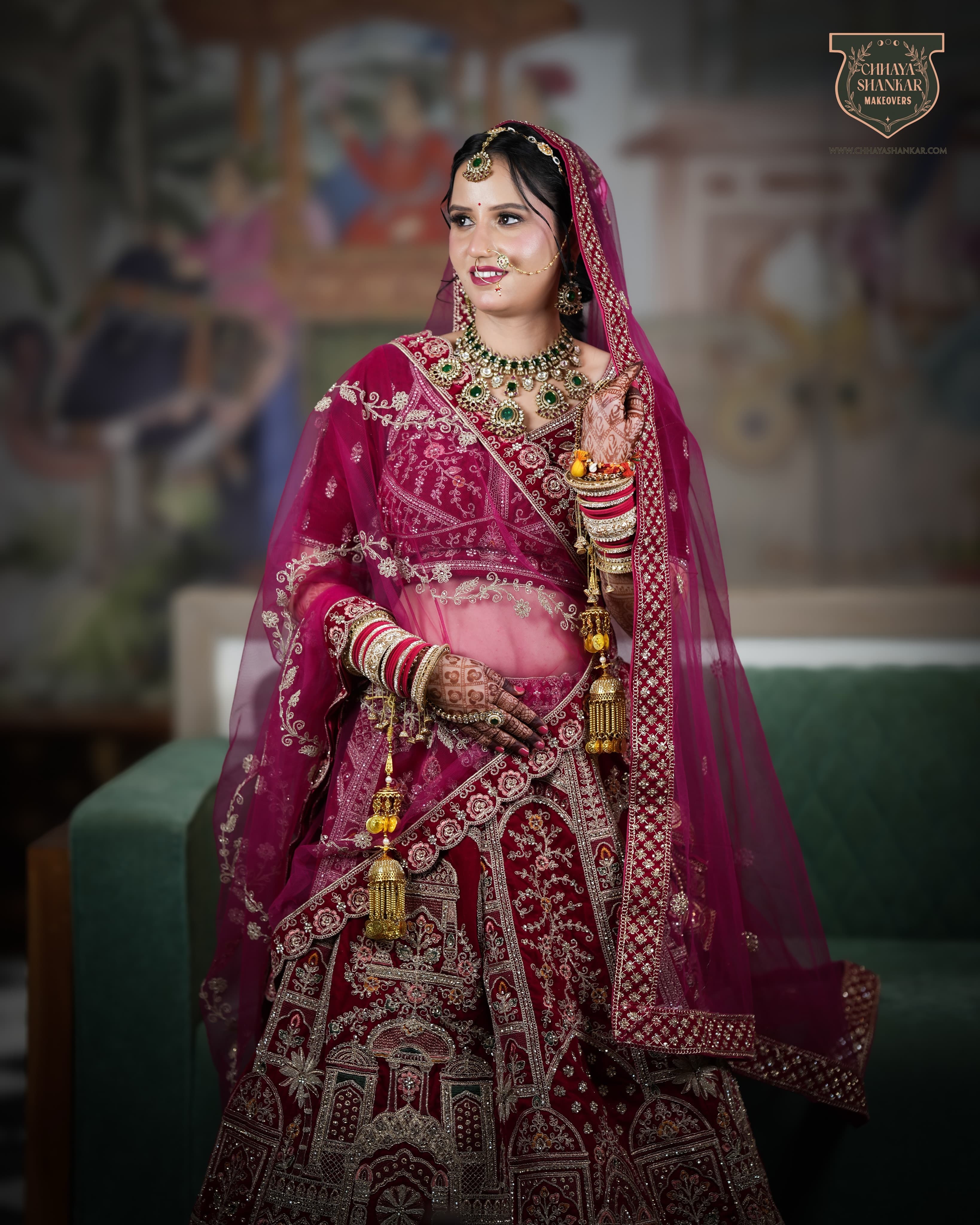 Beautiful Bride ❤️ Book Yours Now at www.chhayashankar.com