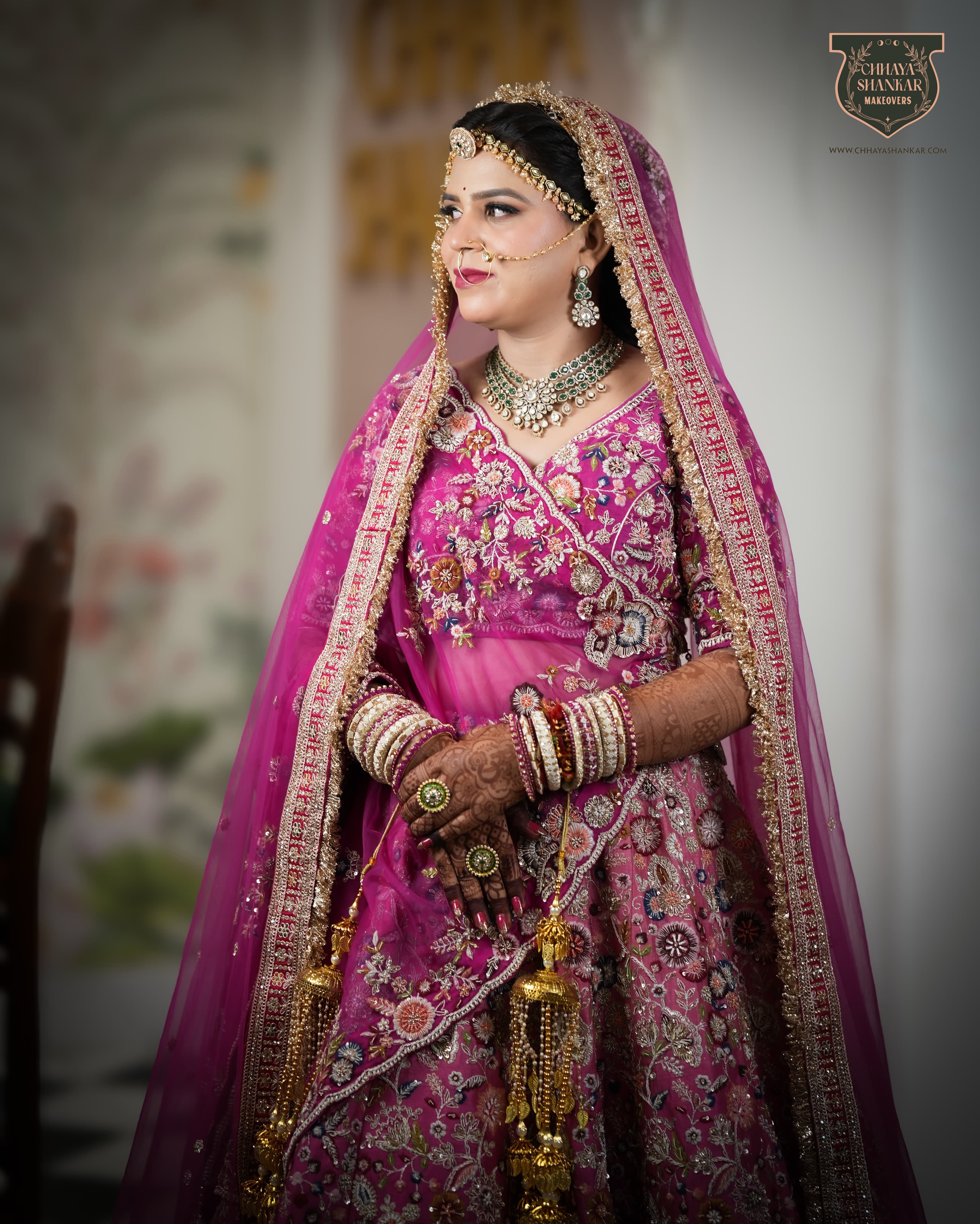 Beautiful Bride ❤️ Book Yours Now at www.chhayashankar.com