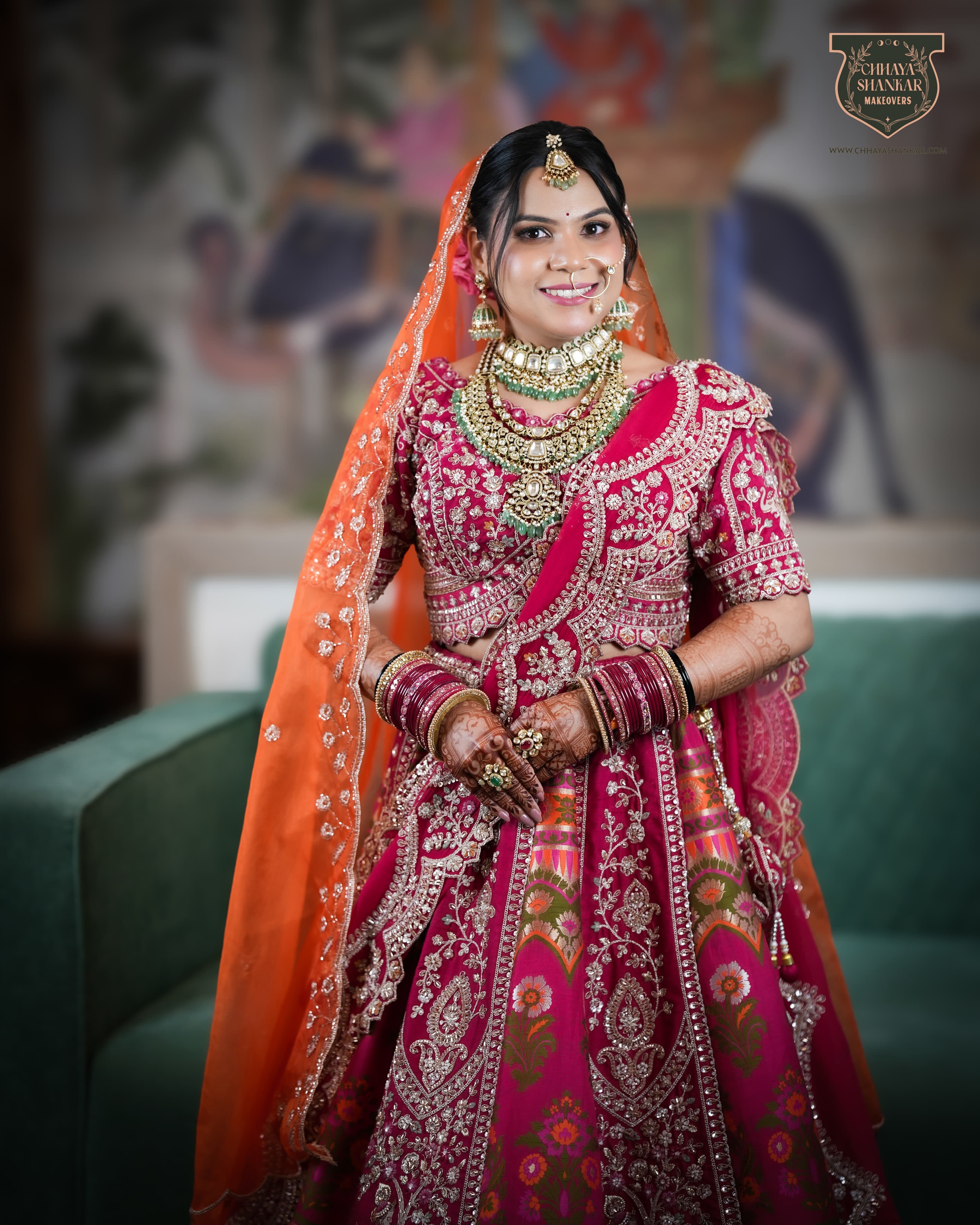 Beautiful Bride ❤️ Book Yours Now at www.chhayashankar.com