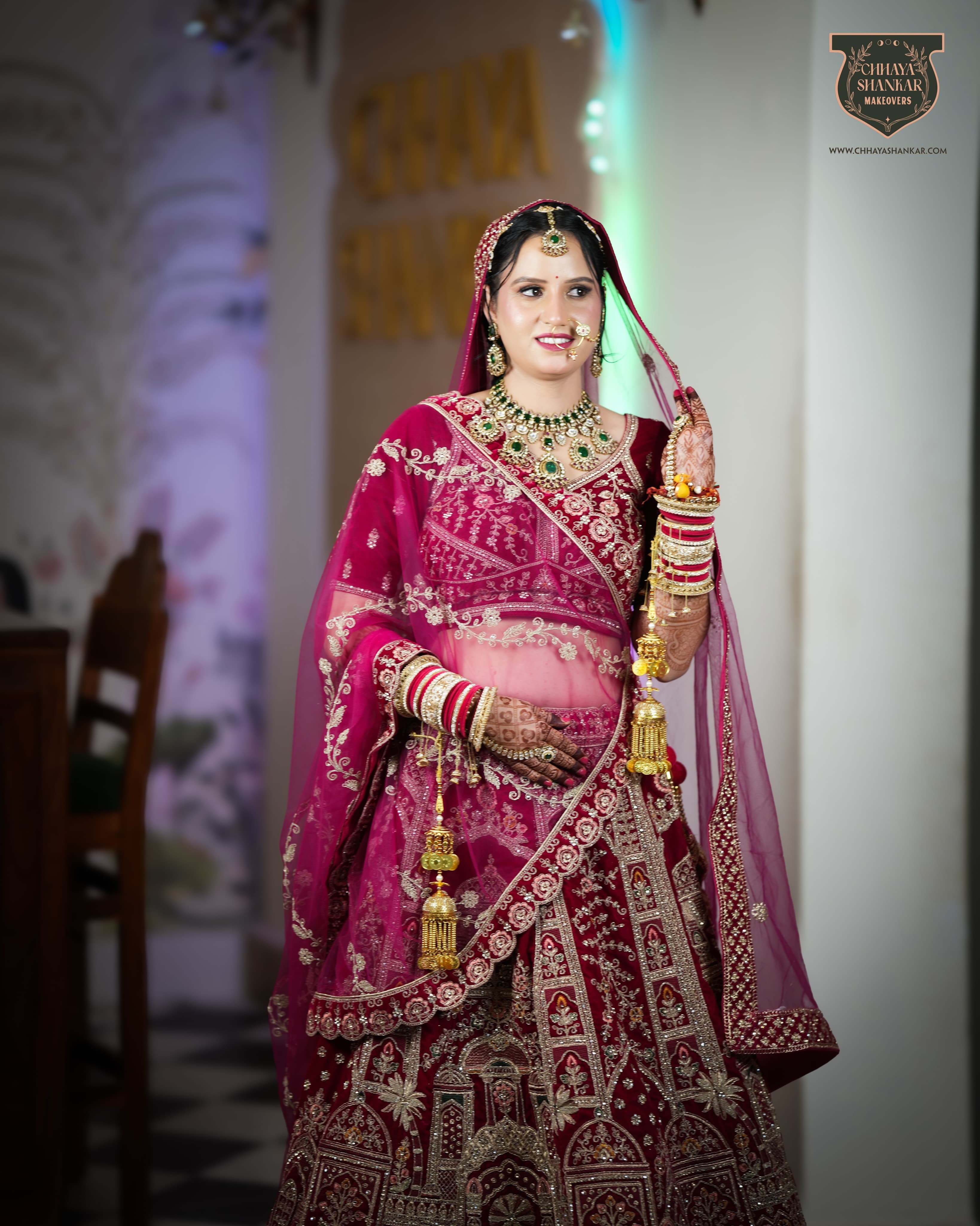 Beautiful Bride ❤️ Book Yours Now at www.chhayashankar.com