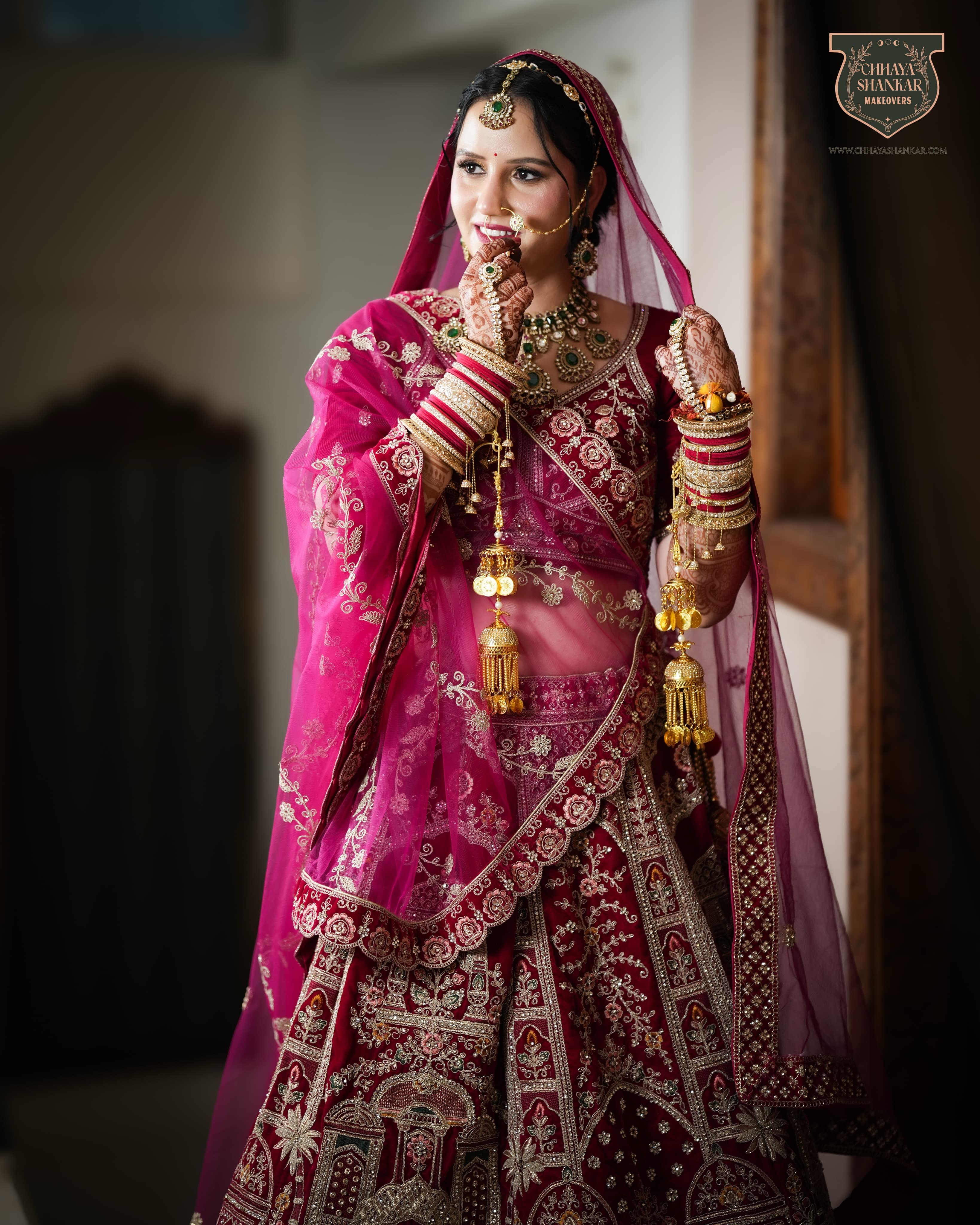 Beautiful Bride ❤️ Book Yours Now at www.chhayashankar.com