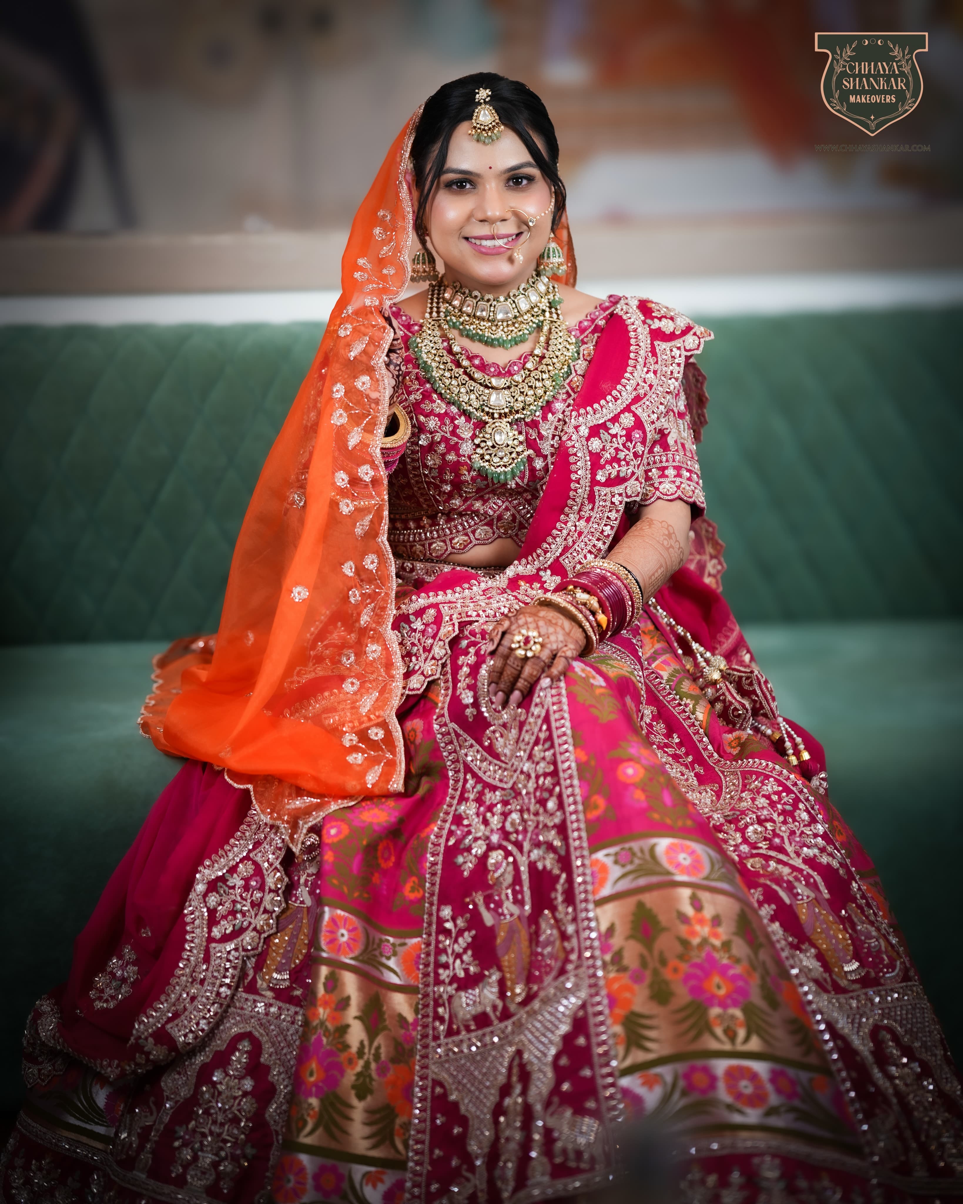 Beautiful Bride ❤️ Book Yours Now at www.chhayashankar.com