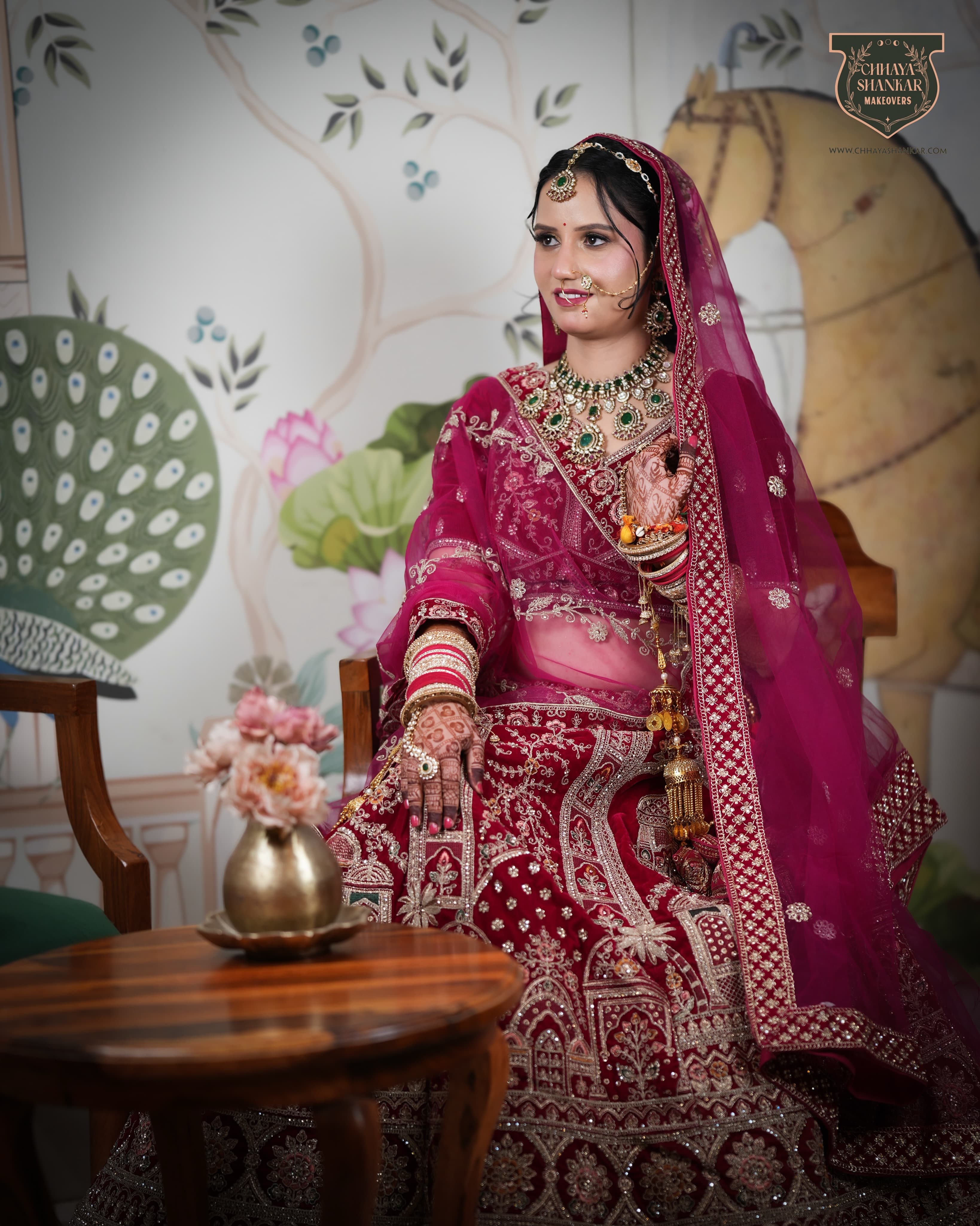 Beautiful Bride ❤️ Book Yours Now at www.chhayashankar.com